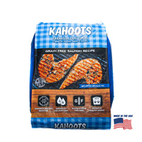 Kahoots salmon dog food packaging 30 lb