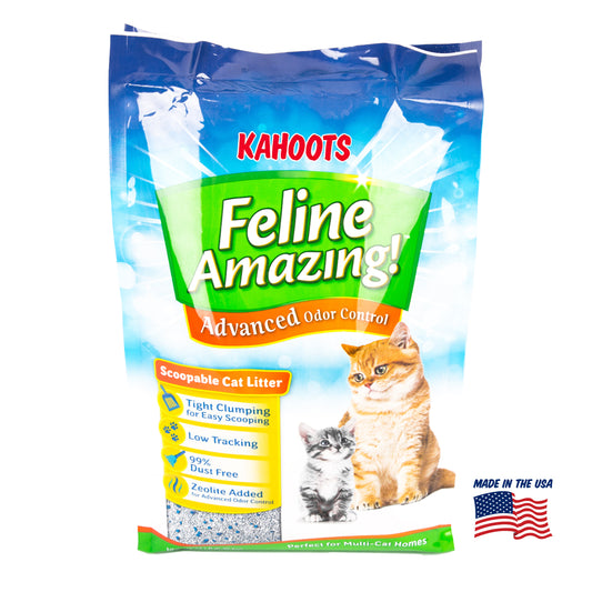 Kahoots clay cat litter, made in the USA