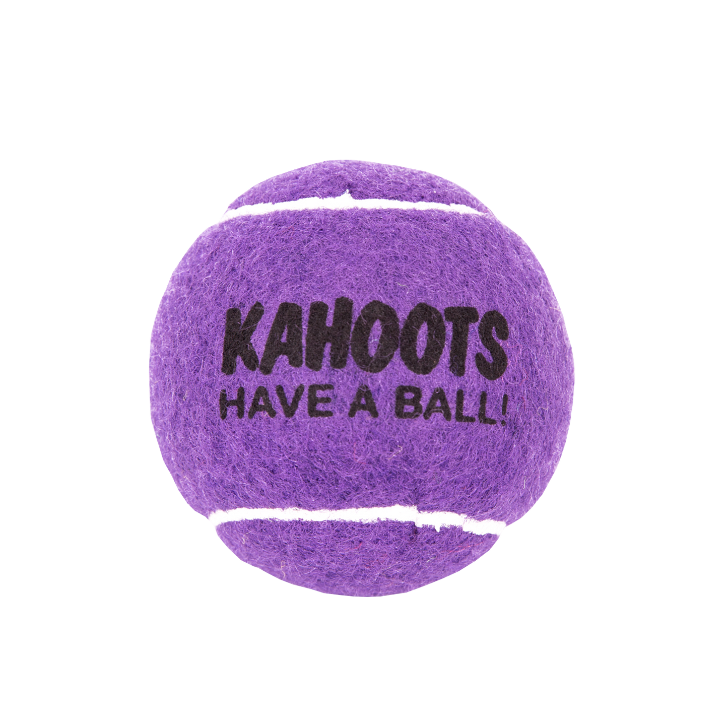 Purple tennis ball