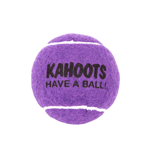 Purple tennis ball