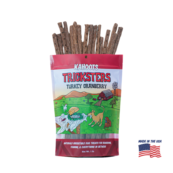 Tricksters Turkey Cranberry Training Treat Low Calorie USA