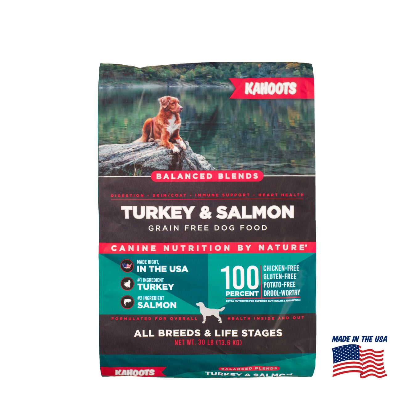 Balanced Blends Turkey & Salmon Recipe Dog Food Kahoots Pet