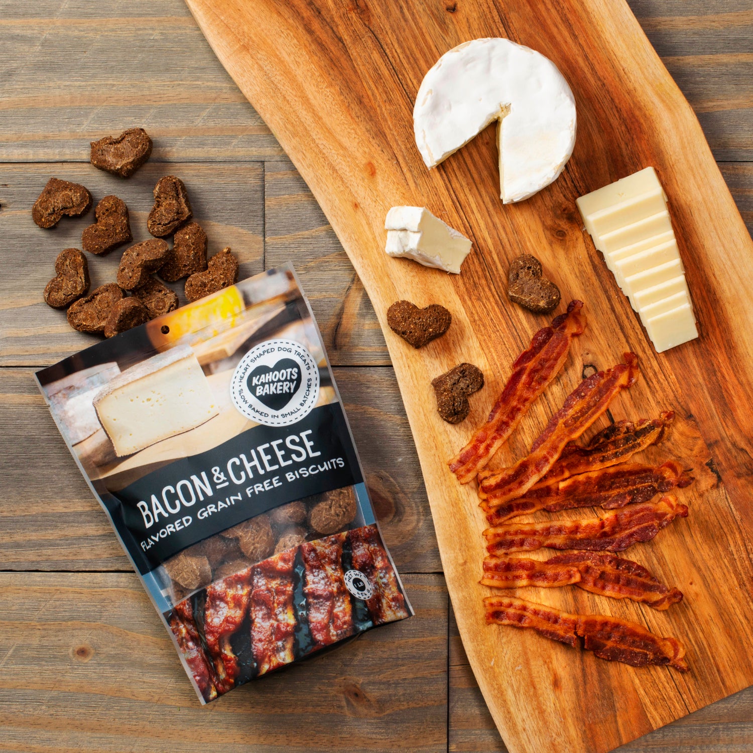 Bacon Cheese Biscuits Dog Treats Kahoots Pet