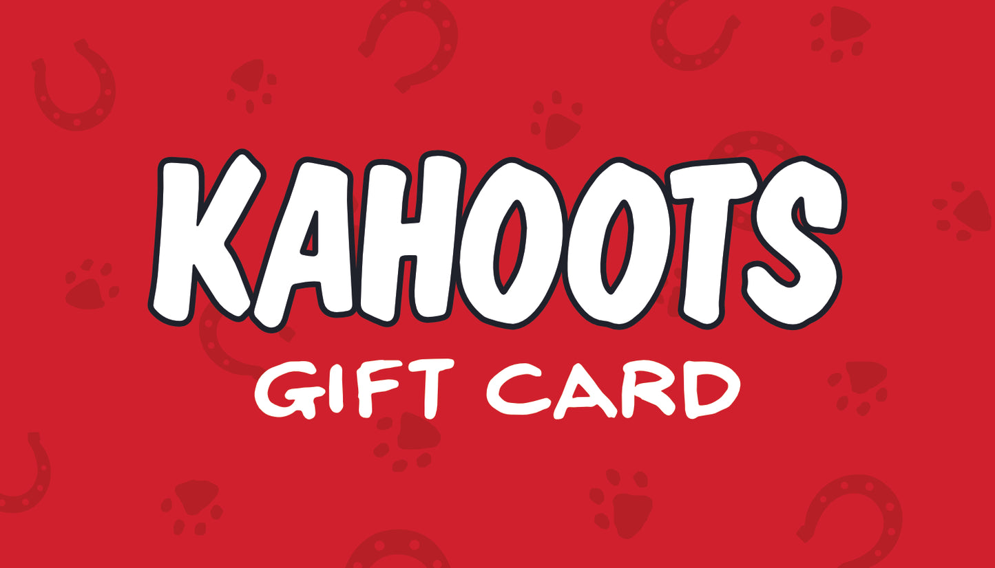 Kahoots ecommerce gift cord