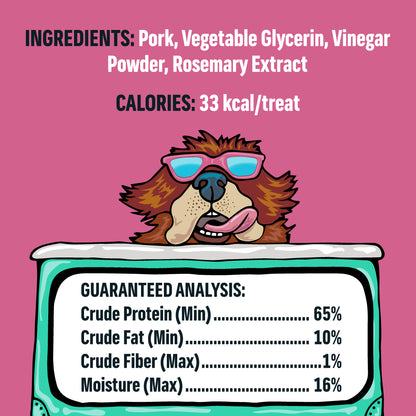 graphic of information on back of packaging. listing ingredients and guaranteed analysis