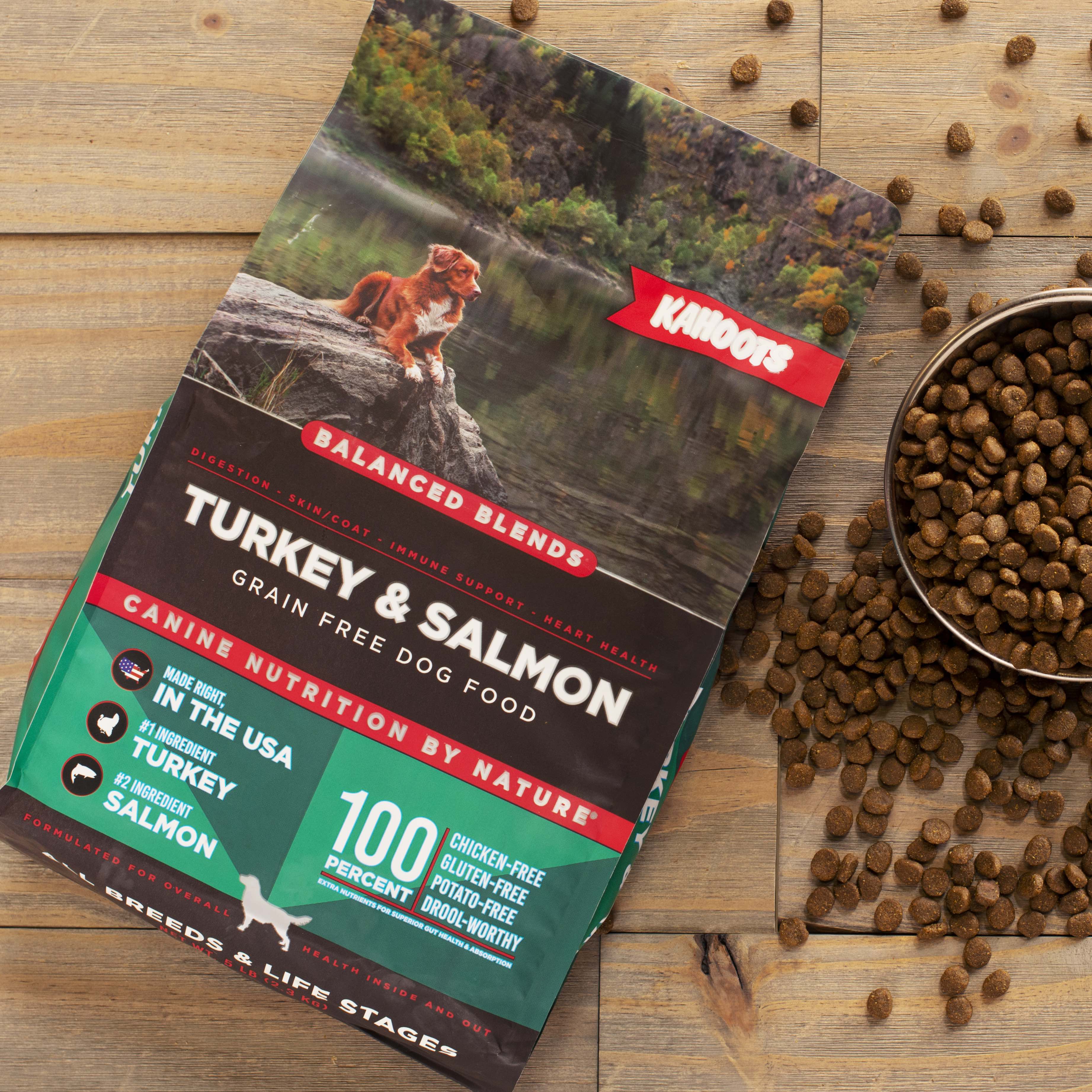 Balanced Blends Turkey Salmon Recipe Dog Food Kahoots Pet