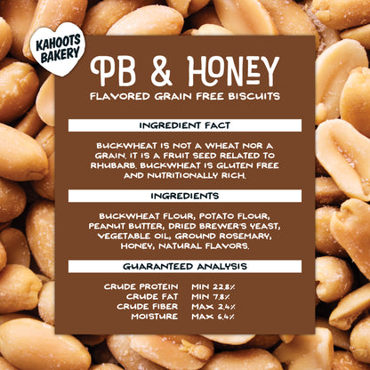 peanut butter and honey biscuit ingredients