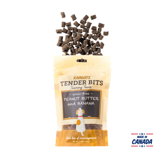 Kahoots dog treats tender bits pb banana