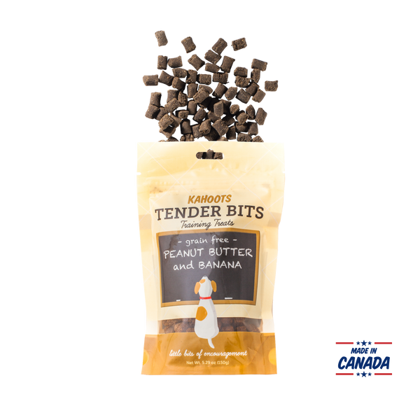 Tender Bits PB Banana Dog Treats Kahoots Pet