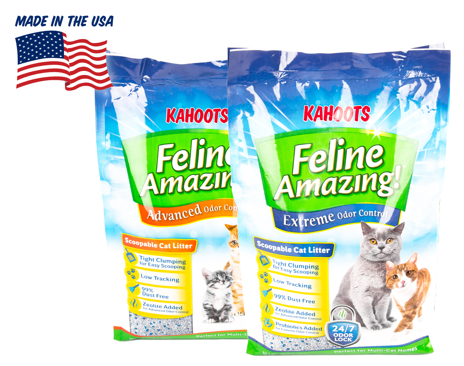 Kahoots cat litter made in America