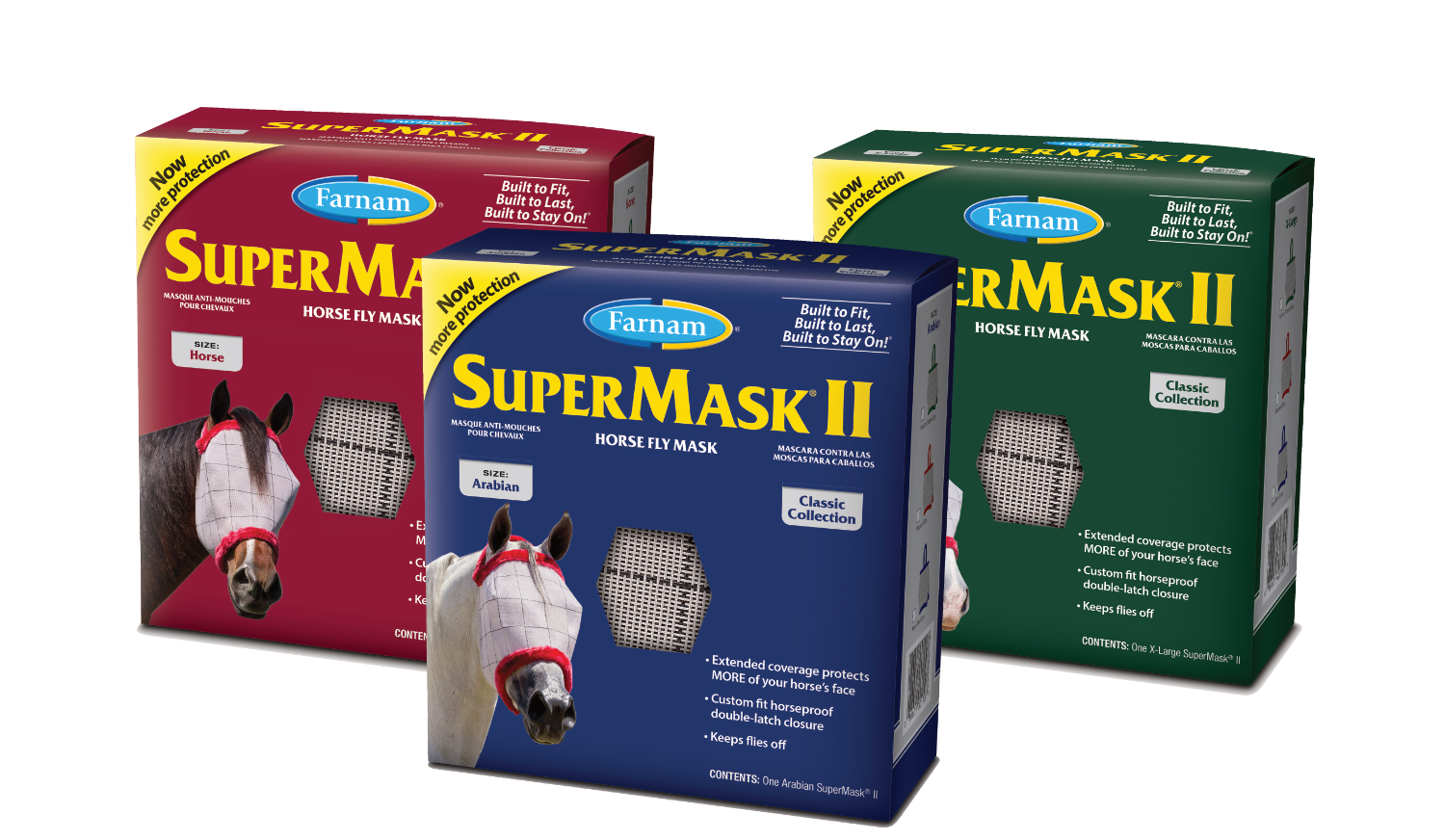 fly masks in boxes
